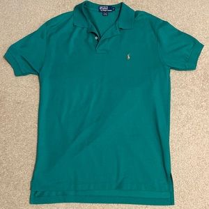 Mens Polo - Green - Size Medium